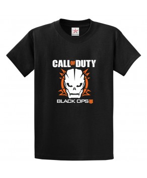 Call Of Duty Black Ops Unisex Classic Kids and Adults T-Shirt for Gaming Lovers